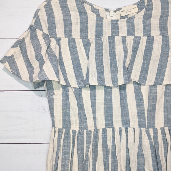 Rachel Parcell Santorini Ruffle Striped Dress - Picture 3 of 13